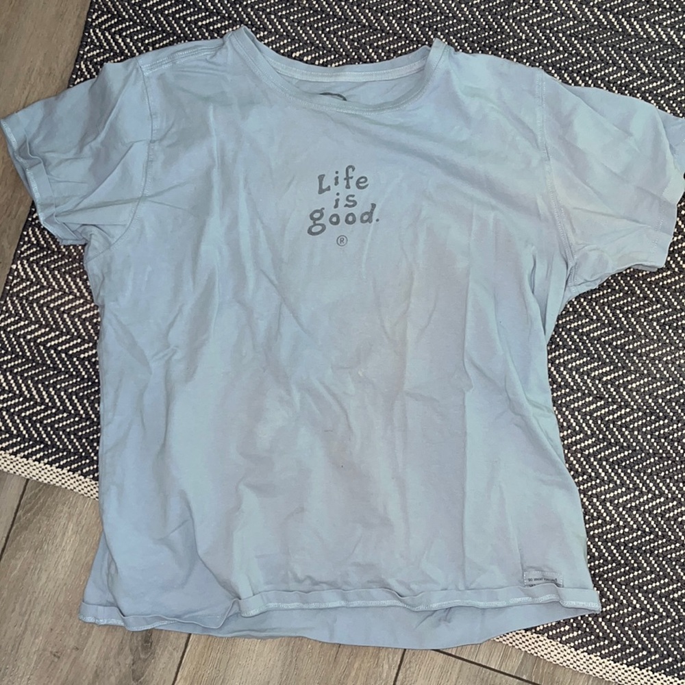 Life is good womens tee size L